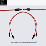 MC4 Verlängerungskabel 6mm² 1m/3m (Set)